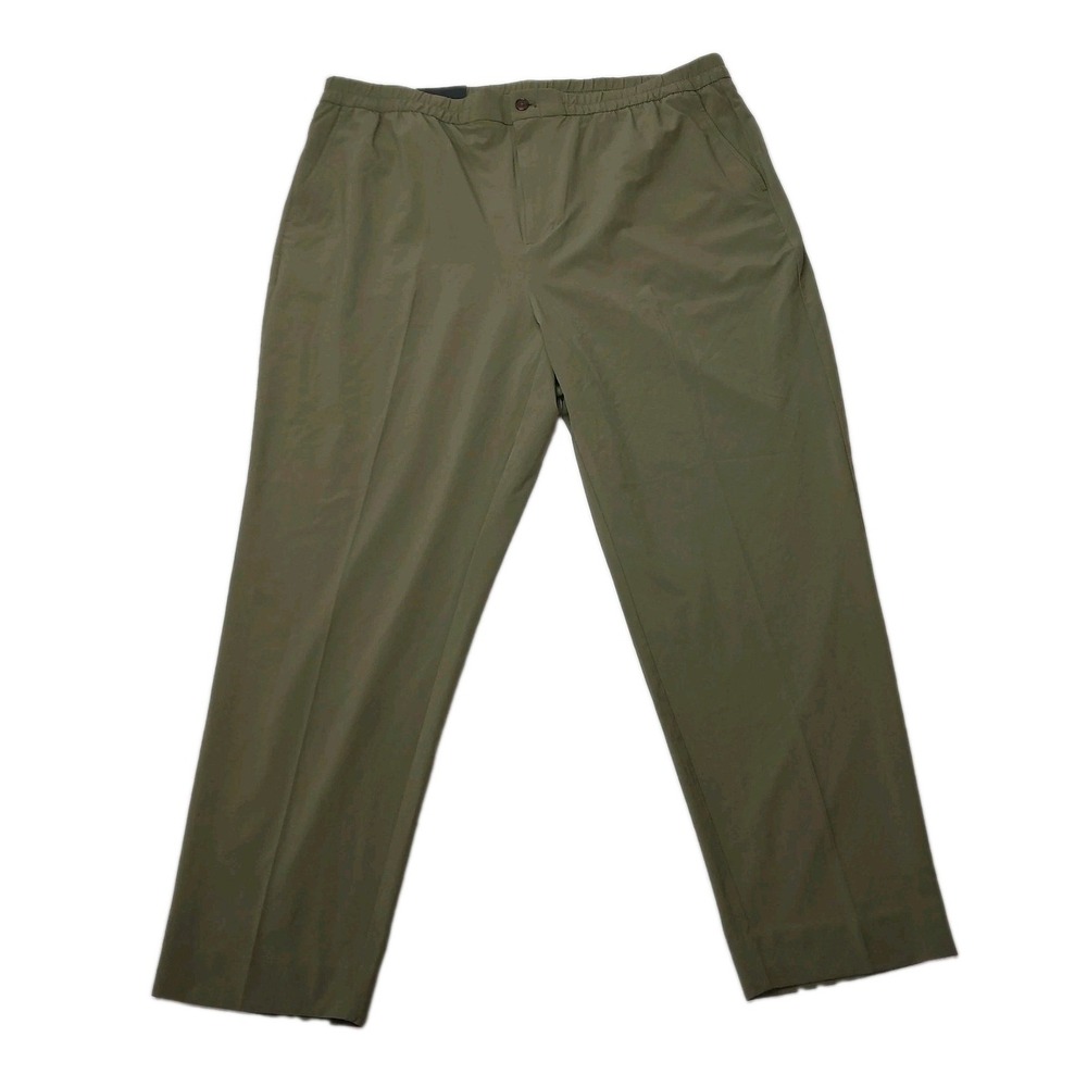 Banana Republic Airstretch Pants Womens XL Green Elastic Waist Stretch NWT
